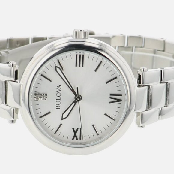 WOW NEW Bulova Classic Women\'s 34mm Diamond Watch